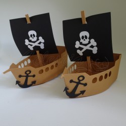 Dėžutė  "Piratų laivas"