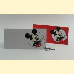 Stalo kortelės "Peliukas Mikis"